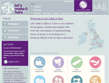 Tablet Screenshot of letsmakeithere.org